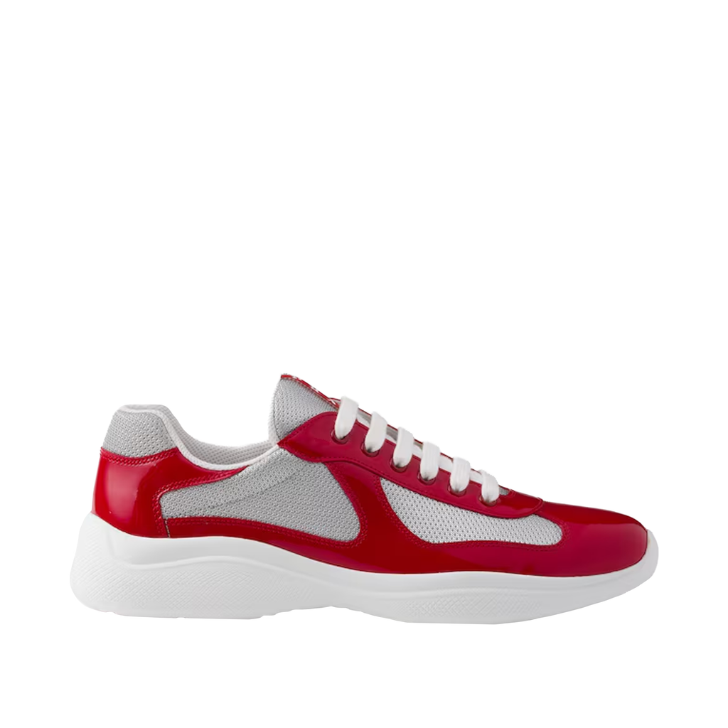 America's Cup Sneakers - Red/Silver