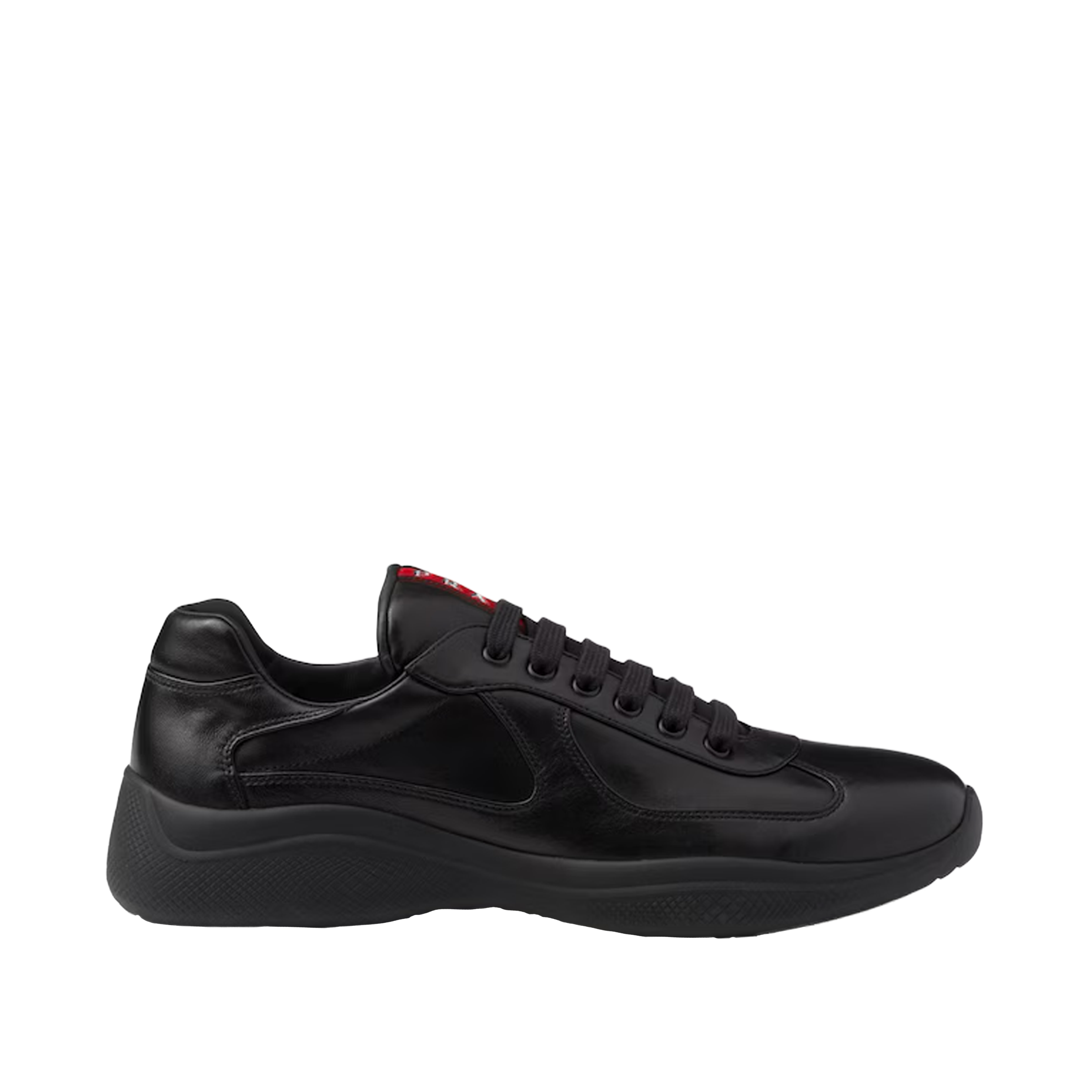 America's Cup Sneakers - Black/Black Leather