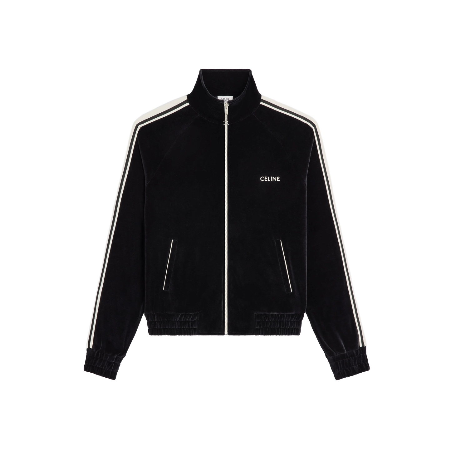 Tracksuit Jacket in Velvet Jersey