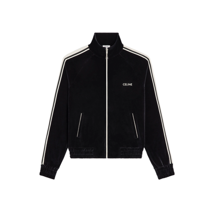 Tracksuit Jacket in Velvet Jersey