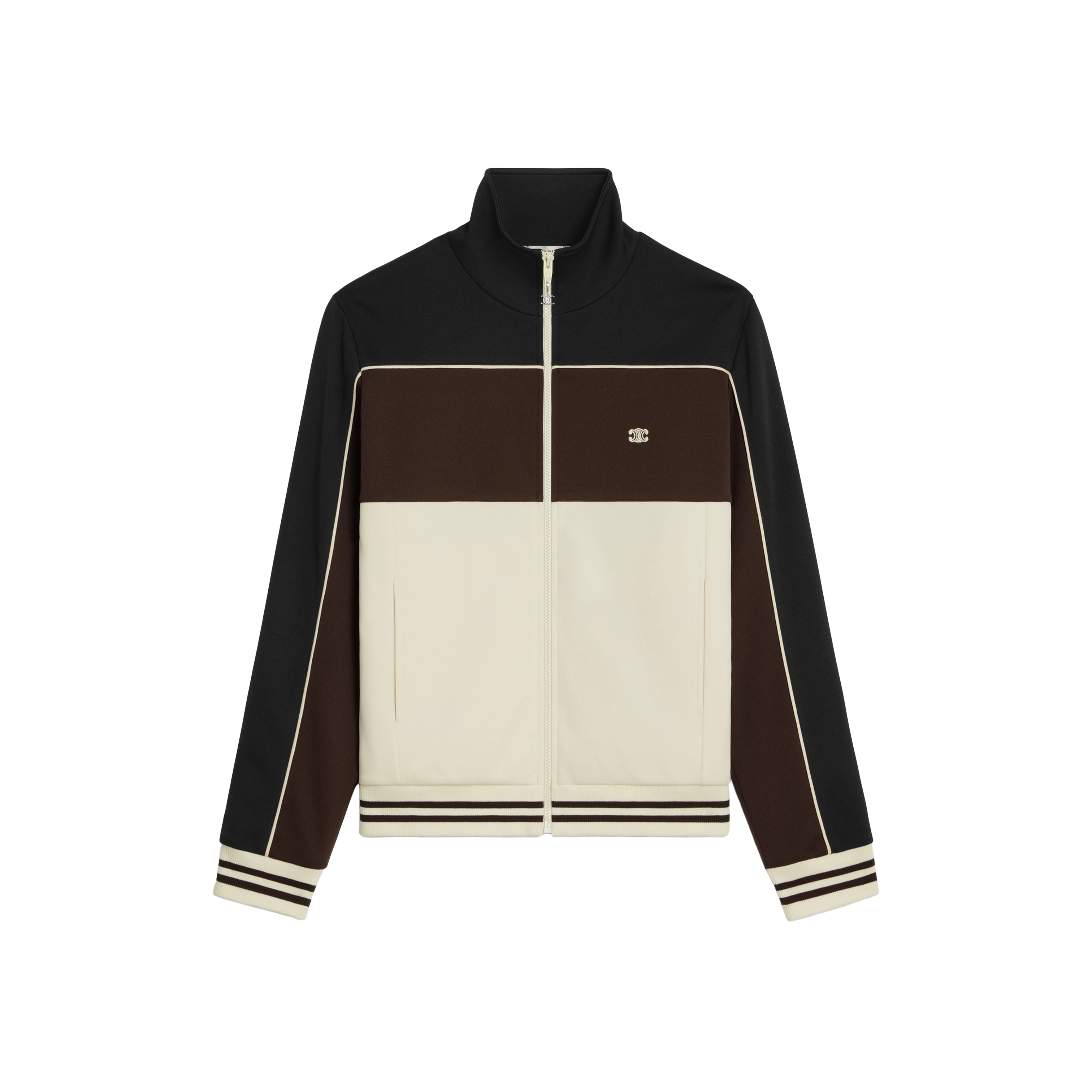 Tracksuit Jacket in Double Face Jersey