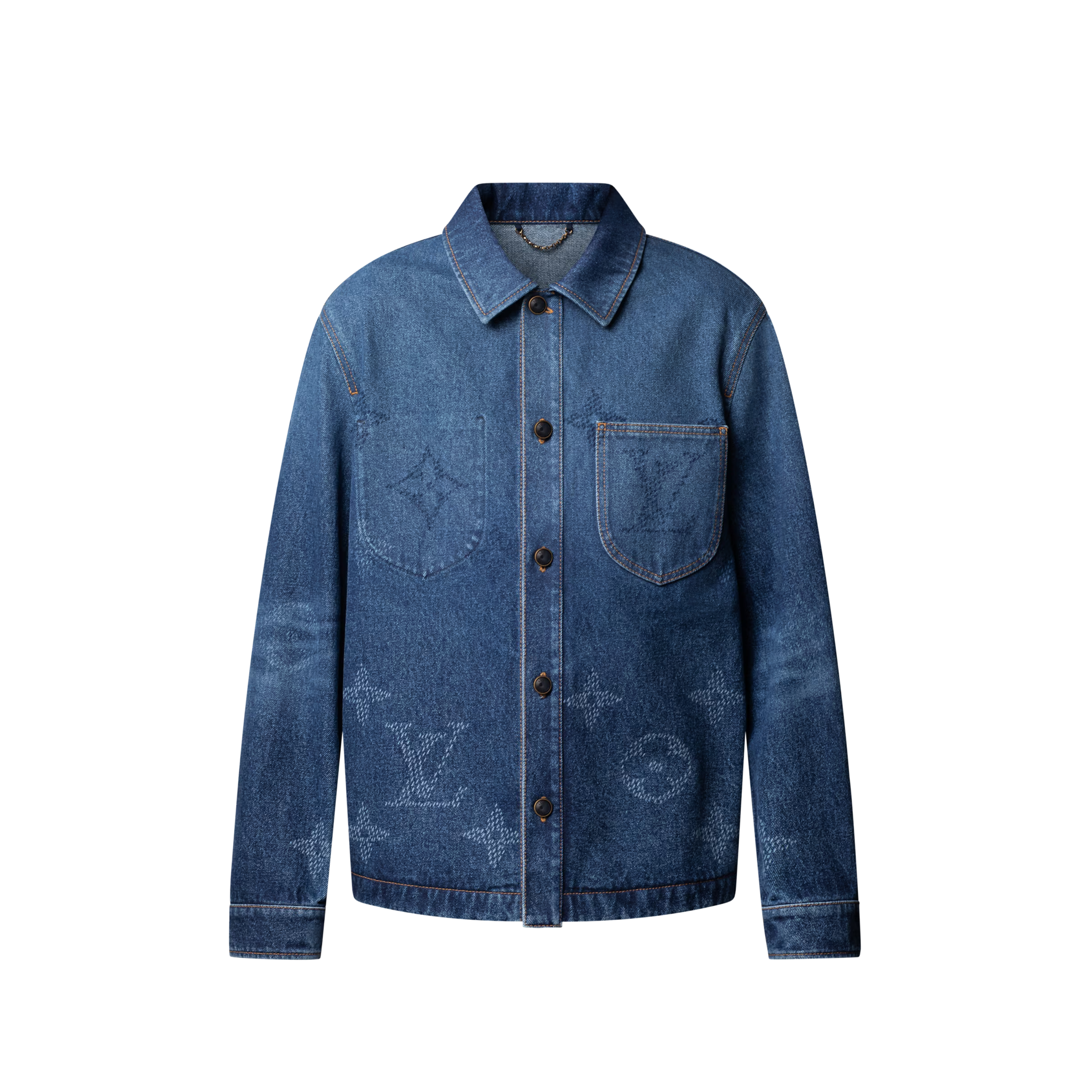 Monogram Denim Workwear Overshirt