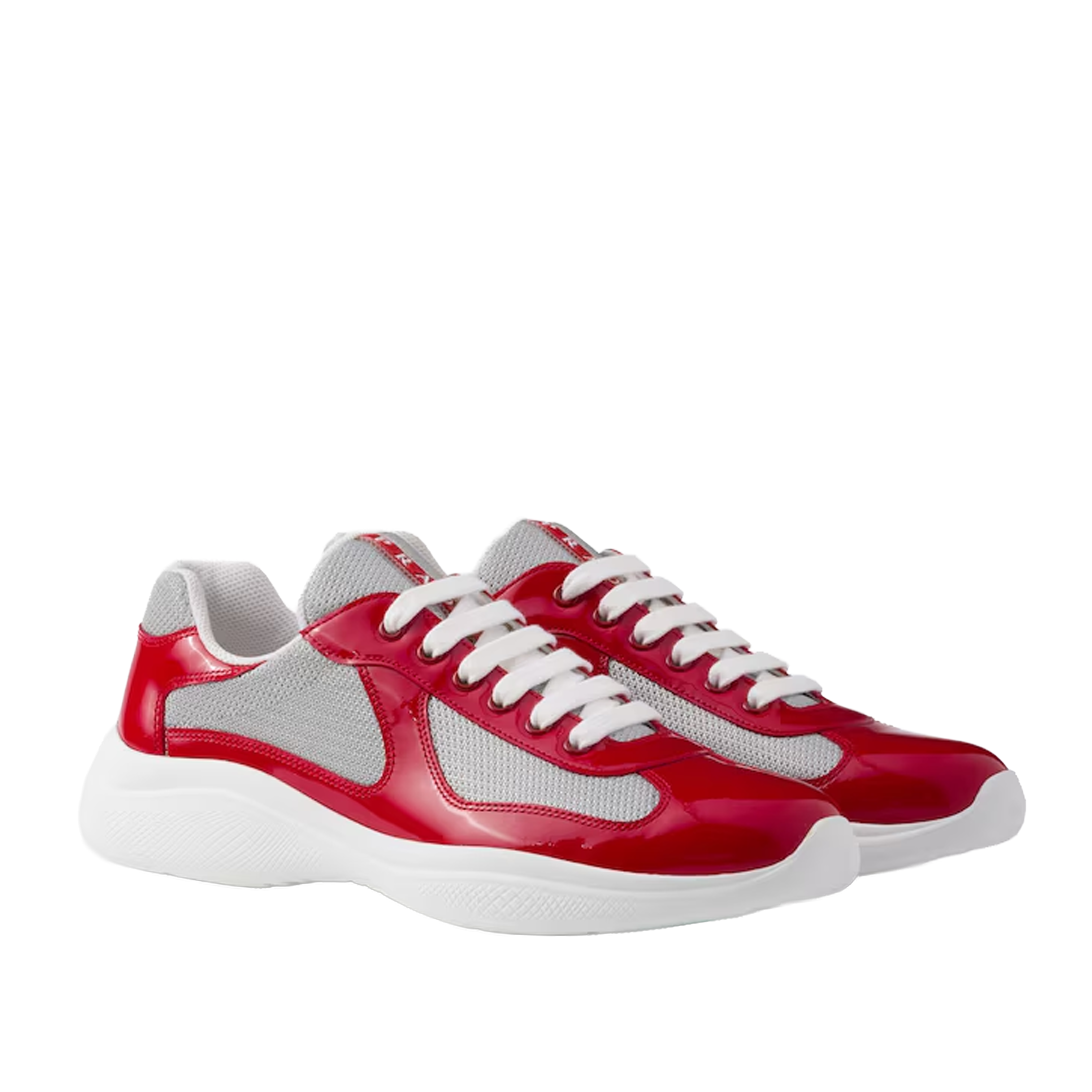 America's Cup Sneakers - Red/Silver