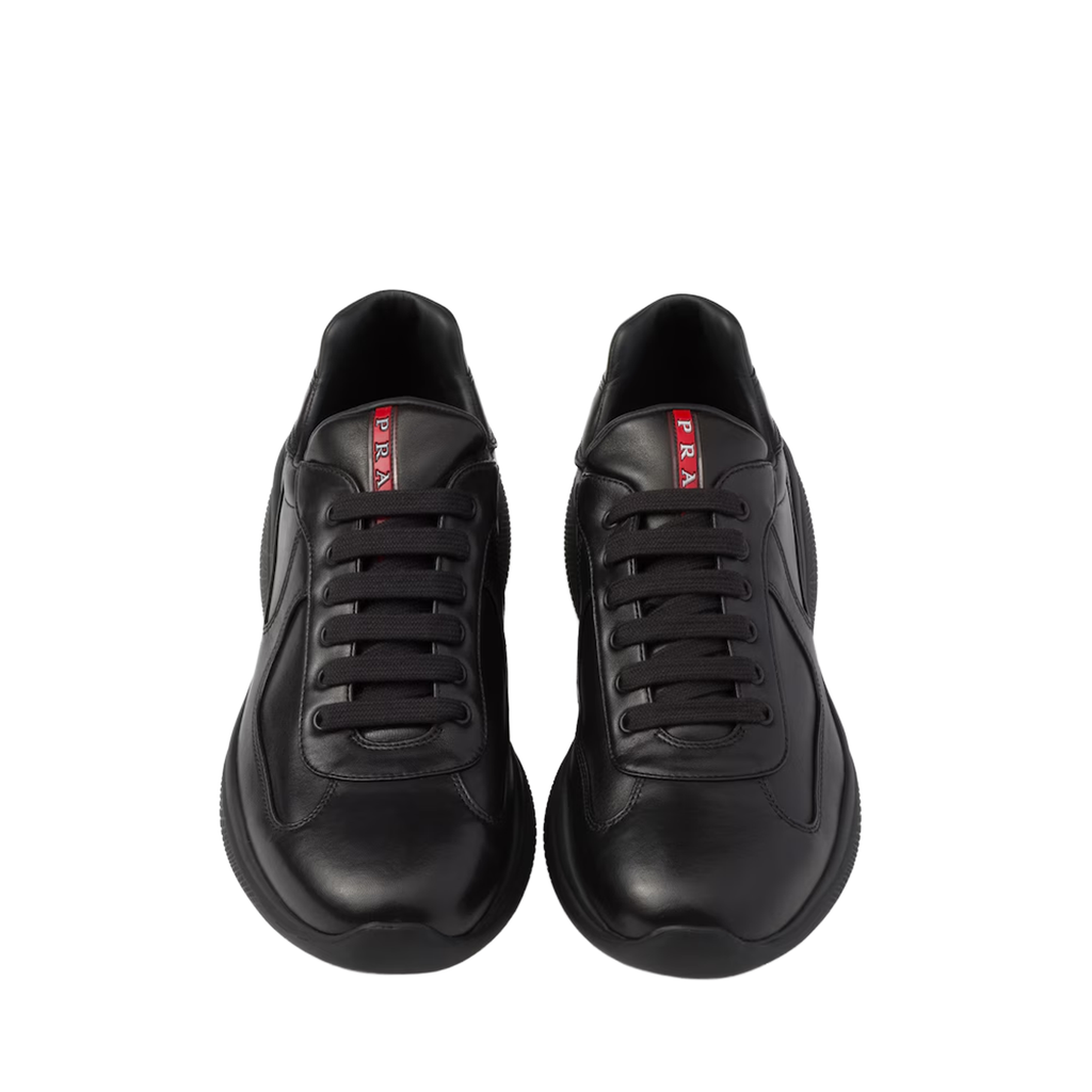 America's Cup Sneakers - Black/Black Leather