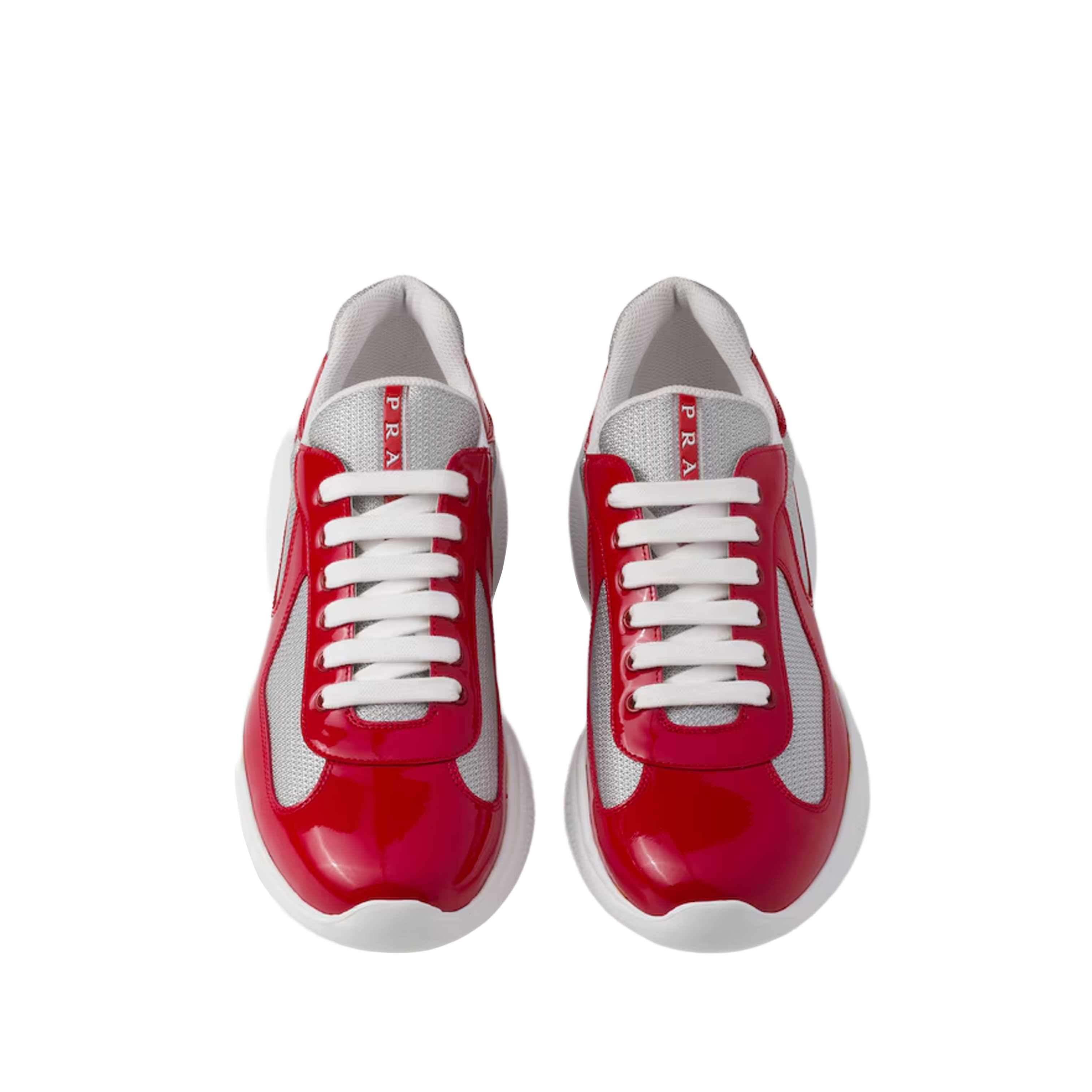 America's Cup Sneakers - Red/Silver