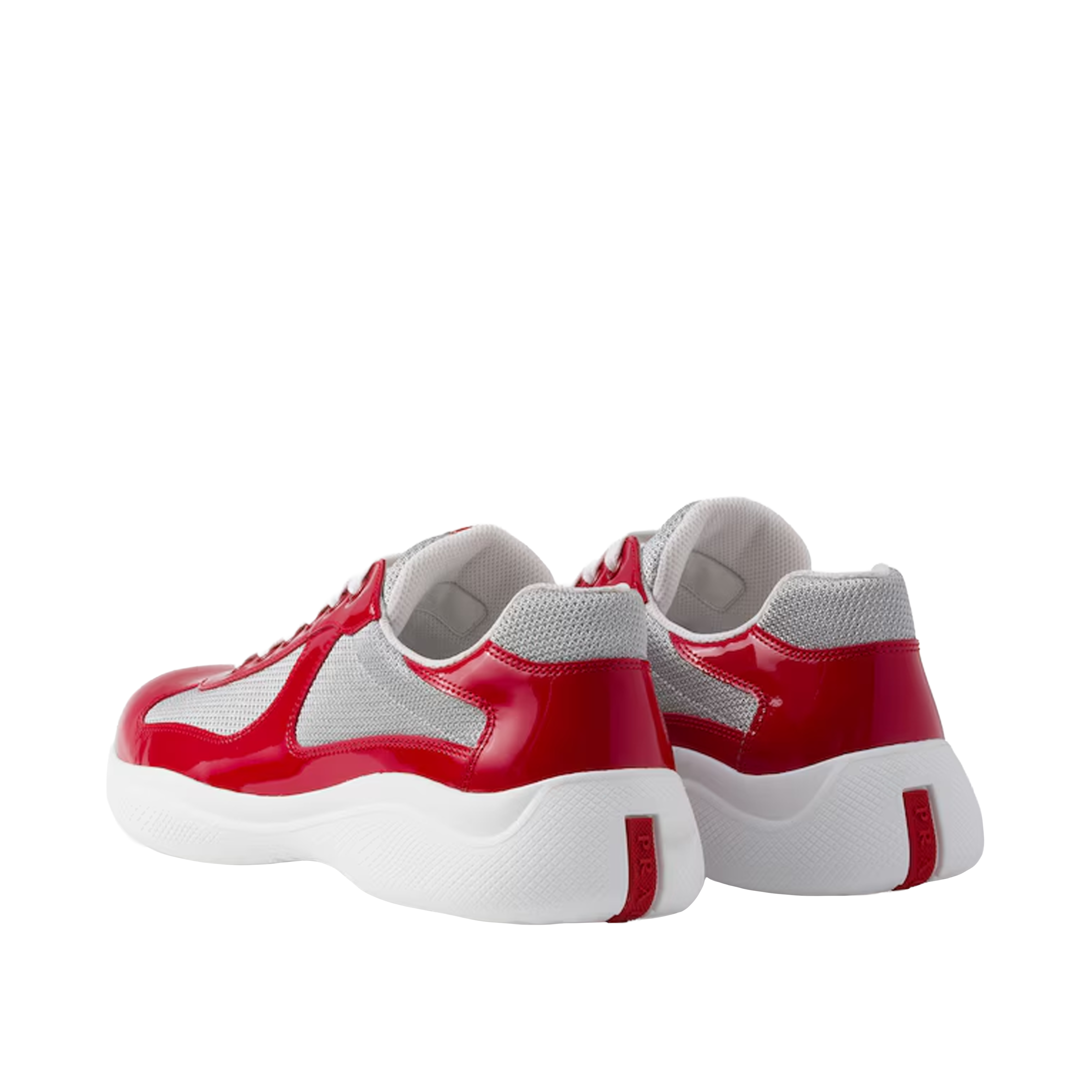 America's Cup Sneakers - Red/Silver
