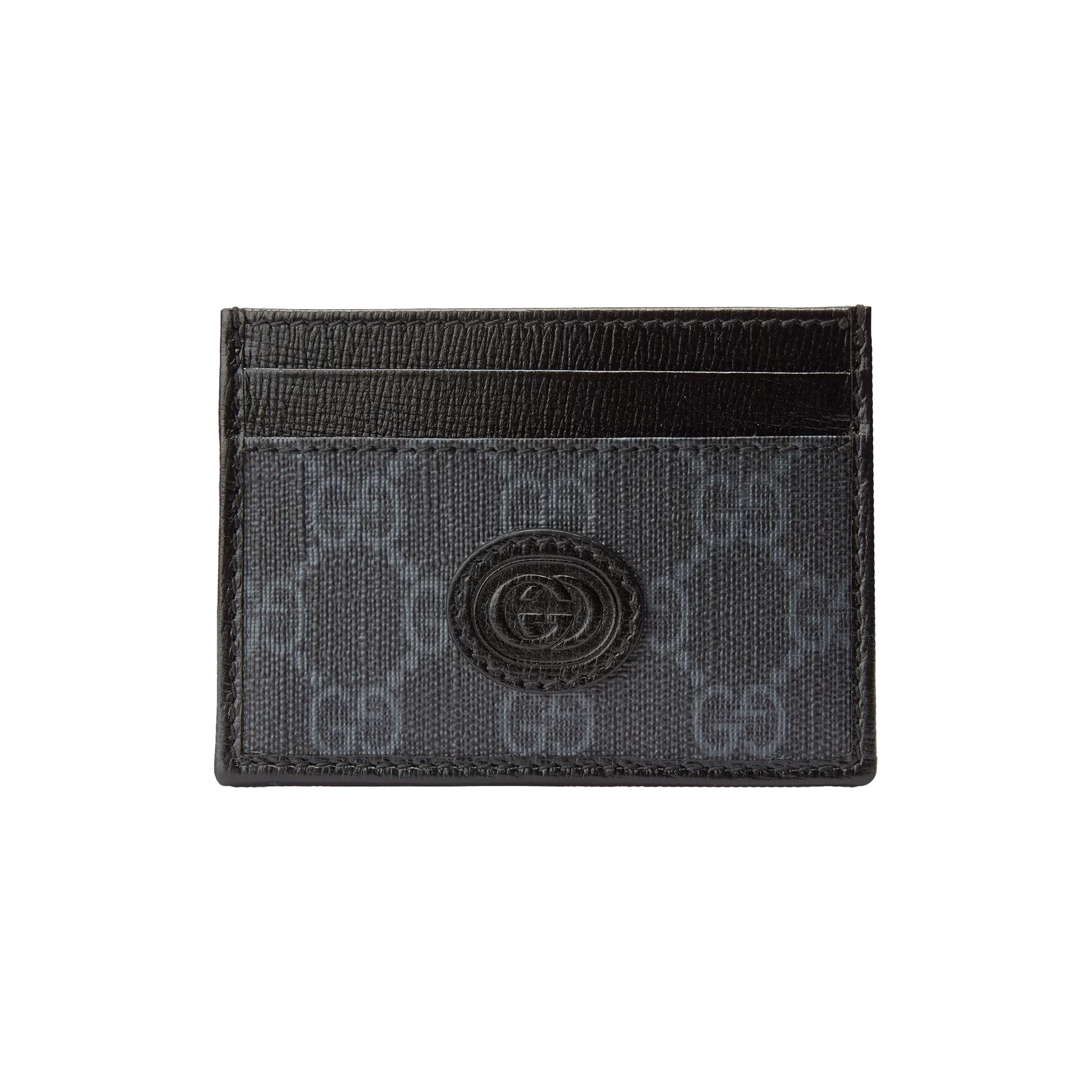 Card case with Interlocking G