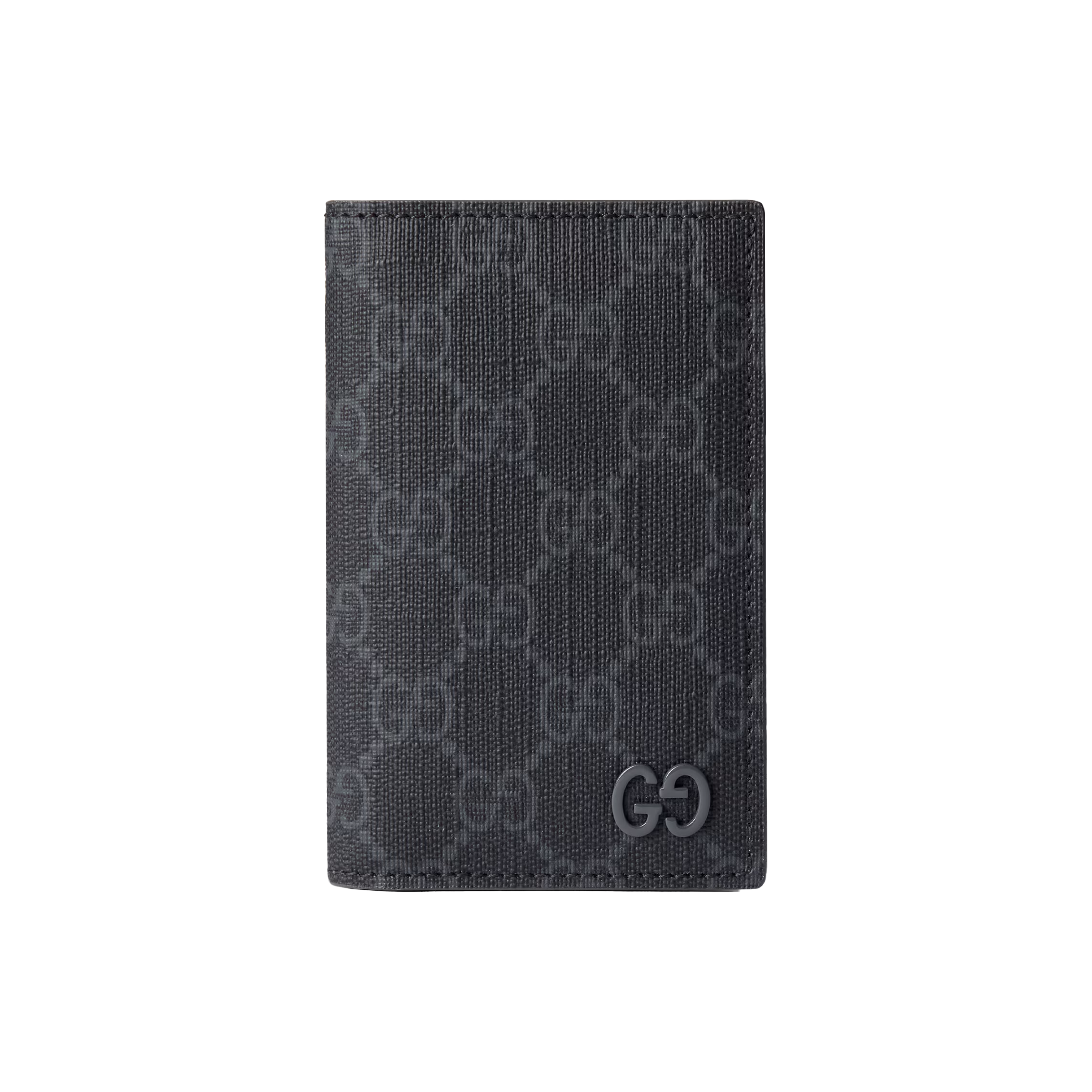Grey interior GG long card case