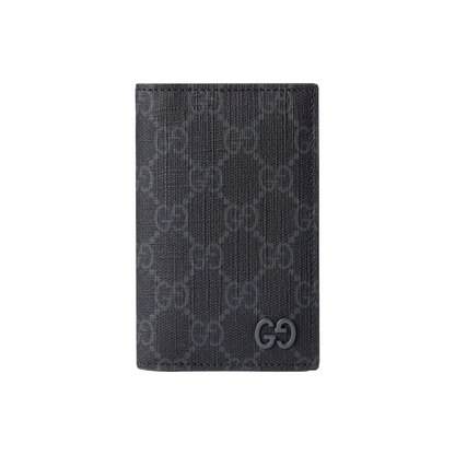 Grey interior GG long card case