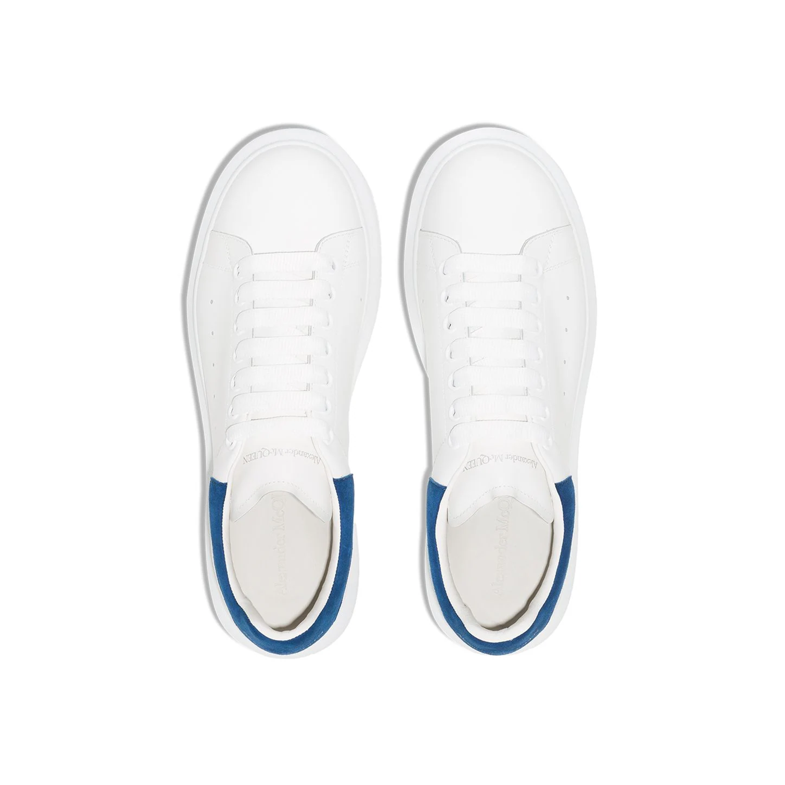 Men's Oversized Sneaker in White/Blue