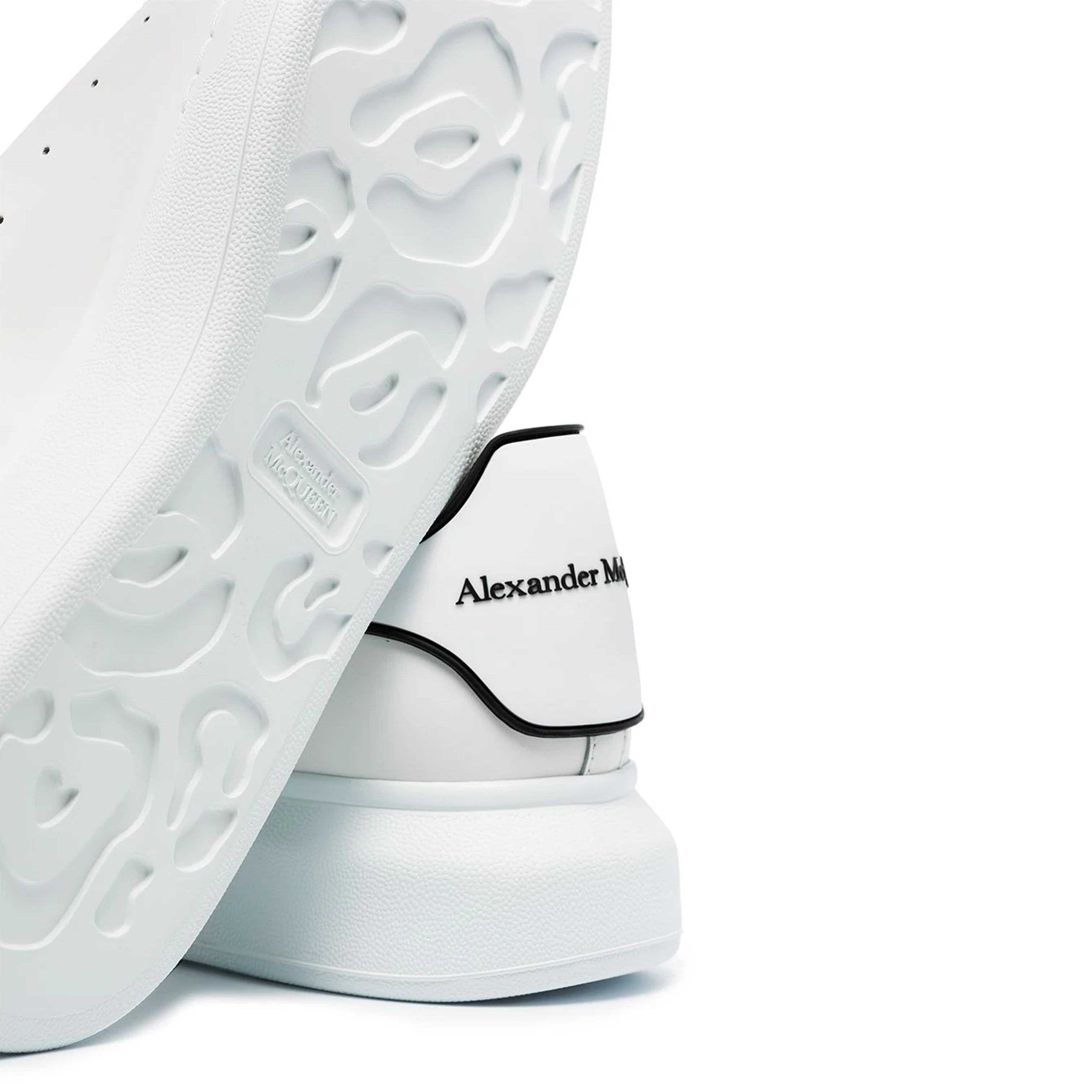 Women's Oversized Sneaker in White/Black