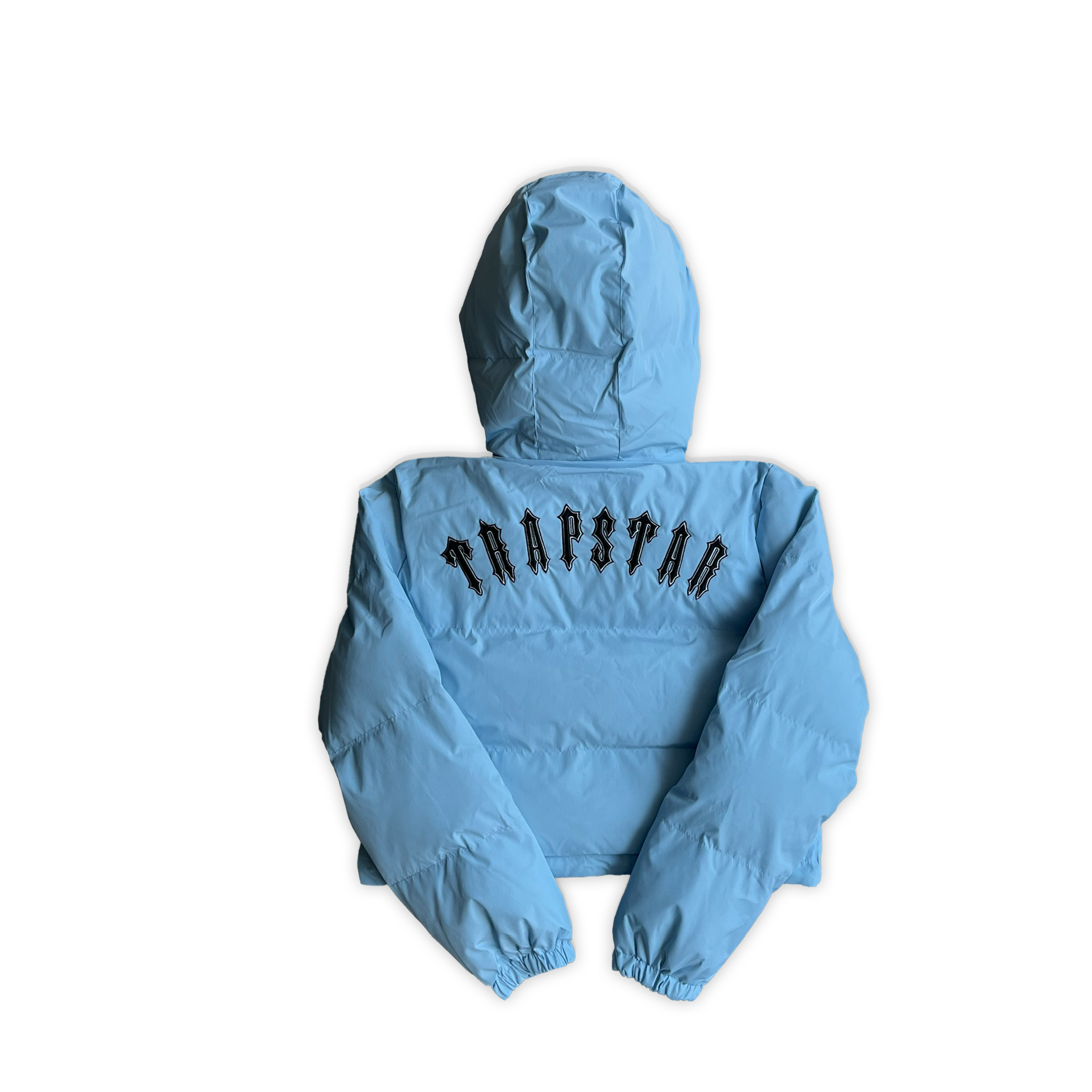Detachable Hood Puffer - 'Baby Blue'