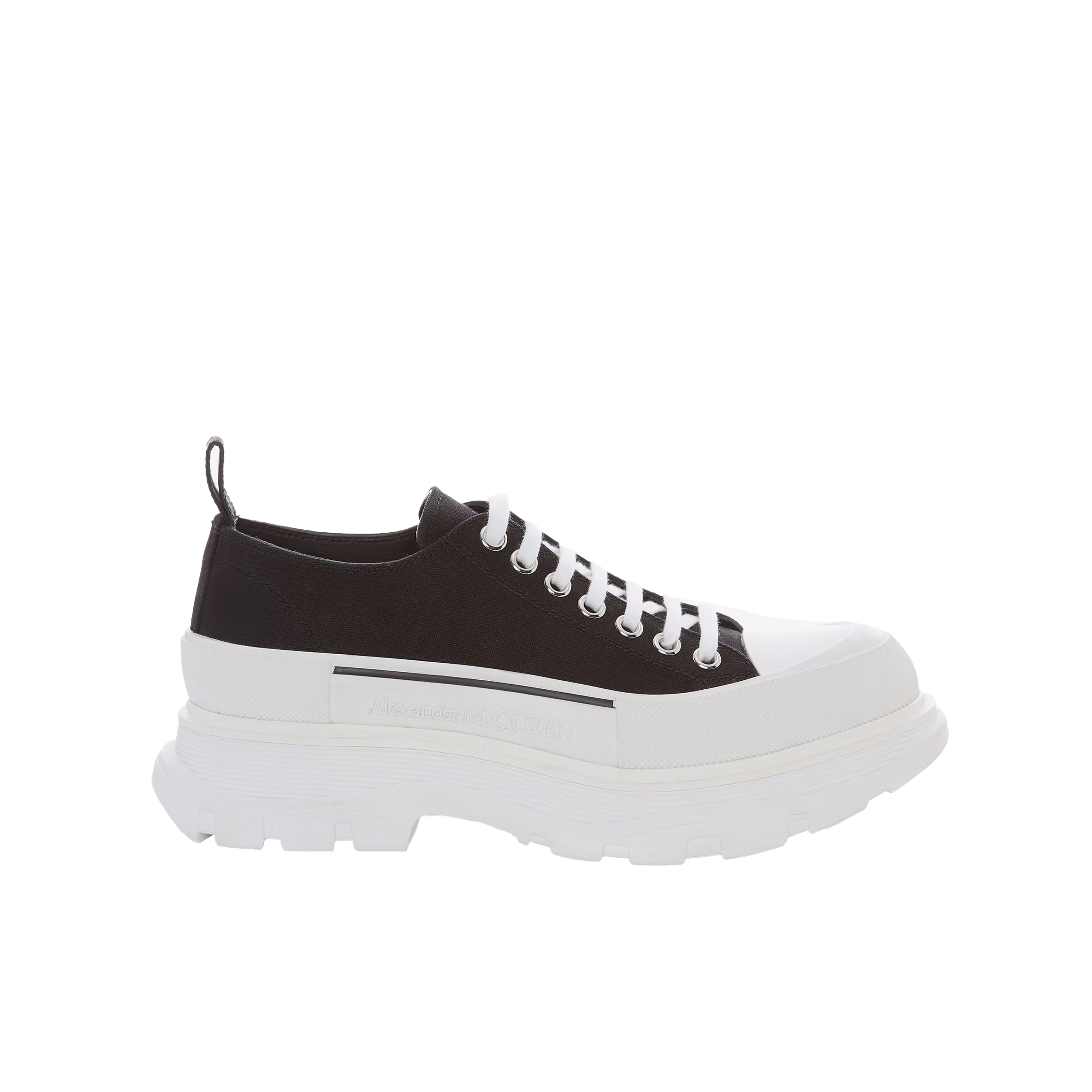Women's Tread Slick Lace Up in Black/White