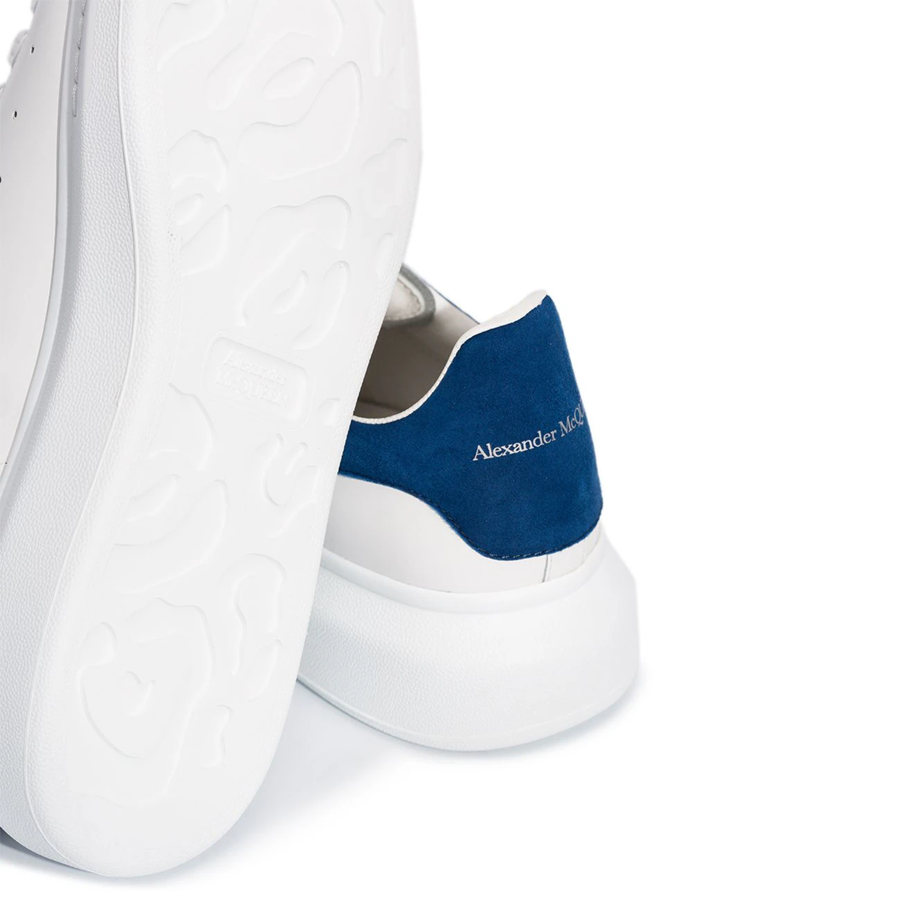 Men's Oversized Sneaker in White/Blue