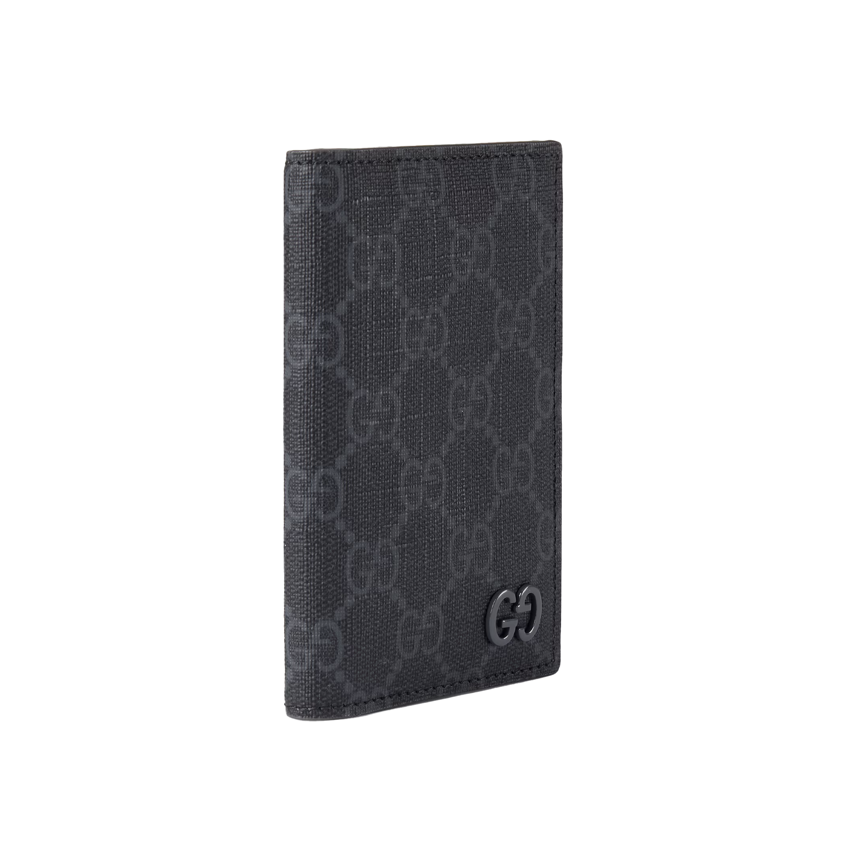 Grey interior GG long card case