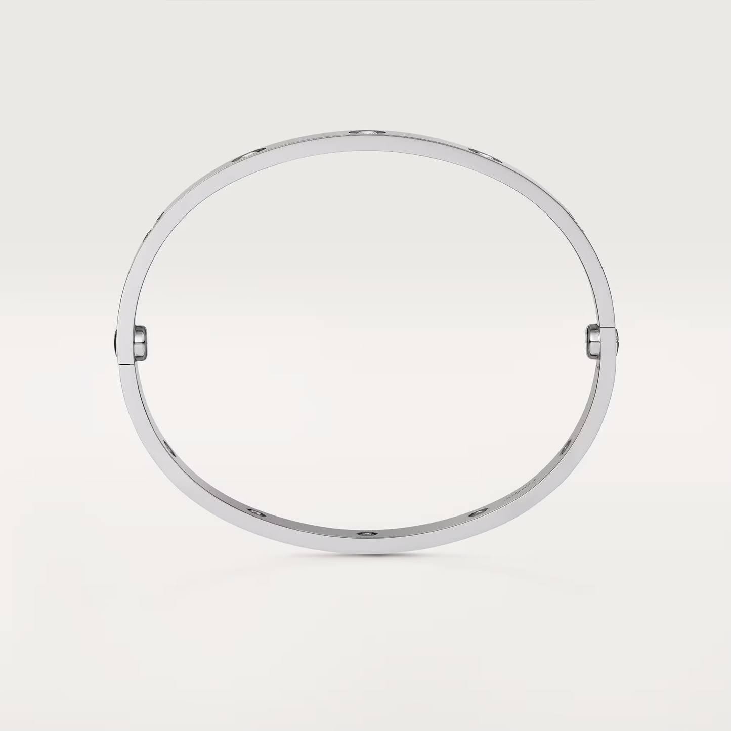 LOVE bracelet, 10 diamonds - White Gold