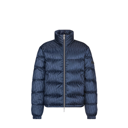 Oblique Down Jacket in Navy