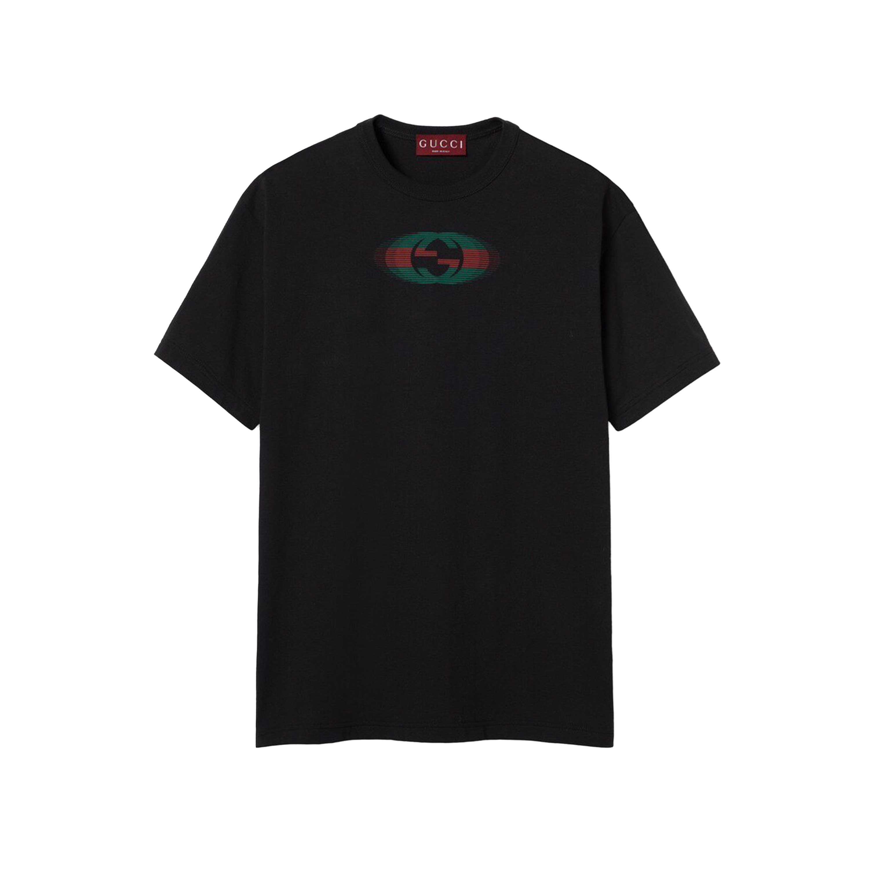 Cotton jersey T-shirt in Black