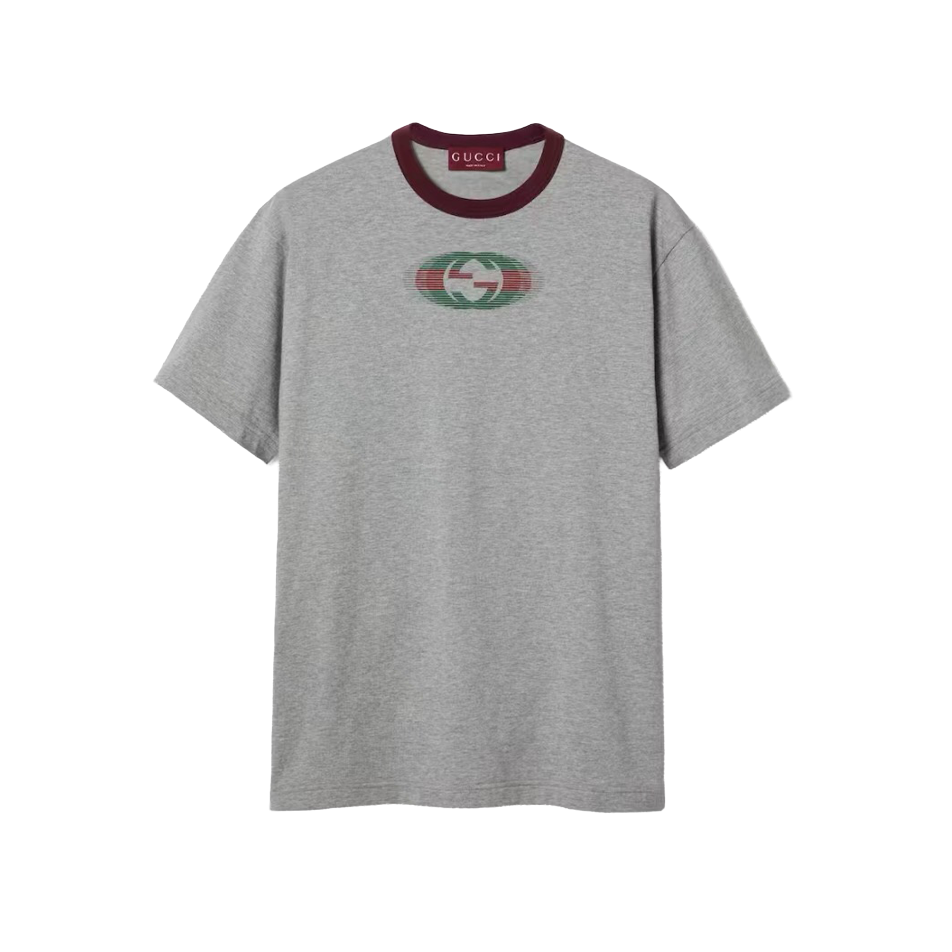 Cotton jersey T-shirt in Grey