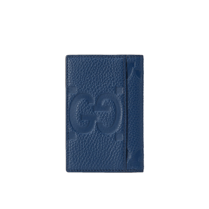 Jumbo GG Card Case in Blue